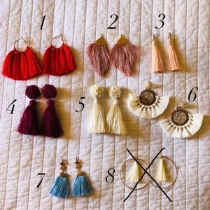 $7 Earrings each 🌈